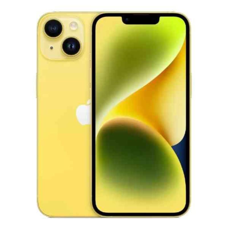Smartphone iphone 14 128gb giallo - ricondizionato - gar. 6 mesi - grado a