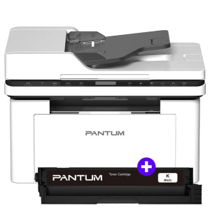 (bundle) pantum bm2300aw – stampante multifunzione laser monocromatica a4 – wi-fi – adf 22ppm + toner originale pl-a2310h