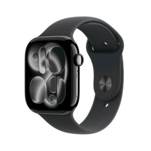 Apple watch series 11 gps + cellular 5g 46mm cassa alluminio jet black con sport band nero – m/l