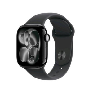 Apple watch series 11 gps 42mm cassa alluminio jet black con sport band nero – s/m