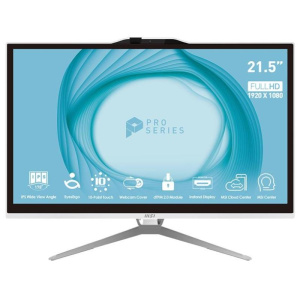 Msi microstar aio 21,5 pen 4gb 128gb wh w11p tch g7400 multitouch fhd antigl w11p