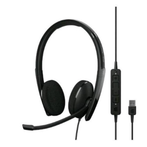 Epos sennheiser adapt 160t usb ii cuffia stereo padiglione con microfono usb tipo a black