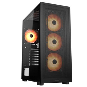 Cougar mx220 rgb (black) – pc case mid tower – ventola rgb 3*120+120mm