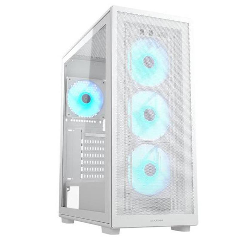 Cougar mx220 rgb (white) - pc case mid tower - ventola rgb 3*120+120mm