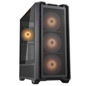 Cougar mx600 rgb (black) – pc case tower – ventola rgb 3*140+120mm