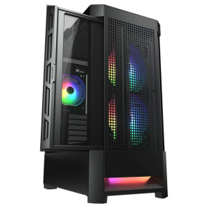 Cougar airface rgb – pc case mid tower – ventola rgb 2*140+120mm + ctrl