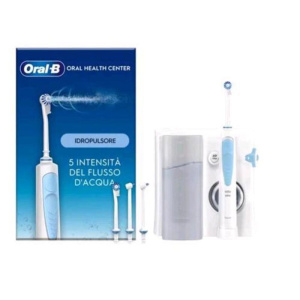 Oral-b idropulsore health center avanzato idropulsore con 2 beccucci oxyjet, 2 beccucci con getto d`acqua