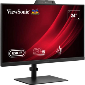 Viewsonic mon 24ips fhd hdmi dp vga usbc mm 4xusb pivot reg altezza webcamera