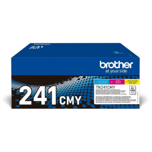 Brother tn-241cmy cartuccia toner 3 pz originale ciano, magenta, giallo
