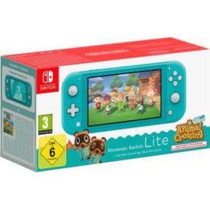 Switch lite console animal crossing turquoise