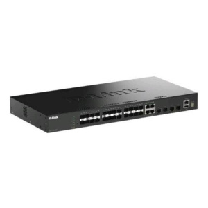 D-link dgs-1530-28sc switch gestito – 24 x gigabit sfp + 4 x combo gigabit sfp/rj-45 + 4 x 10 gigabit sfp+ montabile su rack