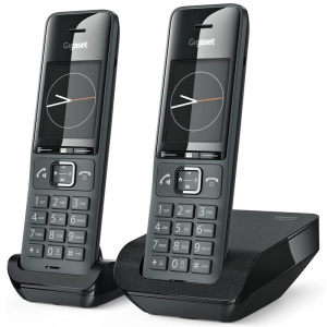 Gigaset comfort 520 duo (nero) – telefono cordless doppio – vivavoce – presa cuffie