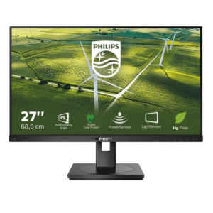 Philips monitor 27 led ips 16:9 fhd, 250 cdm 4ms, vga/dvi/dp/hdmi, green line, pivot, multimediale