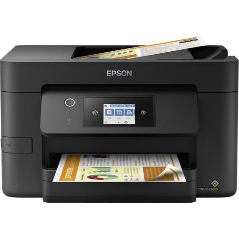 Epson multif. ink a4 colore, wf-3820dwf, 10ppm 4800x2400dpi, fronte/retro, usb/lan/wifi, 4 in 1