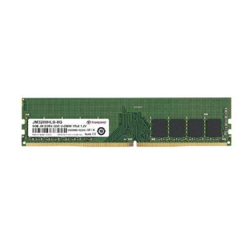 Transcend jm3200hlb-8g memoria ram 8gb 3.200mhz tipologia dimm tecnologia ddr4