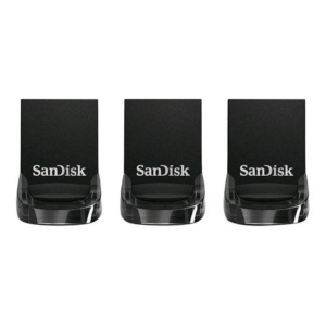 Sandisk ultra fit chiavetta usb 32gb usb 3.1 nero conf 3 pz.