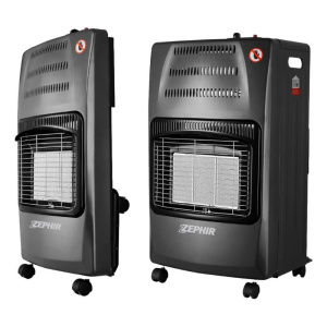 Zephir stufa gas pighevole 3livelli poten.4,2kw nokit regol. zgs41200