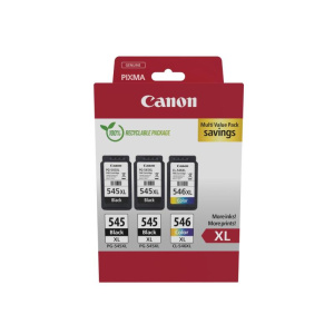 Canon 8286b013 cartuccia d`inchiostro 3 pz originale resa elevata (xl) nero, ciano, magenta, giallo