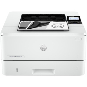 Hp stamp. laser a4 b/n, laserjet pro 4002dn, serie 4000, 40ppm, fronte/retro, usb/lan
