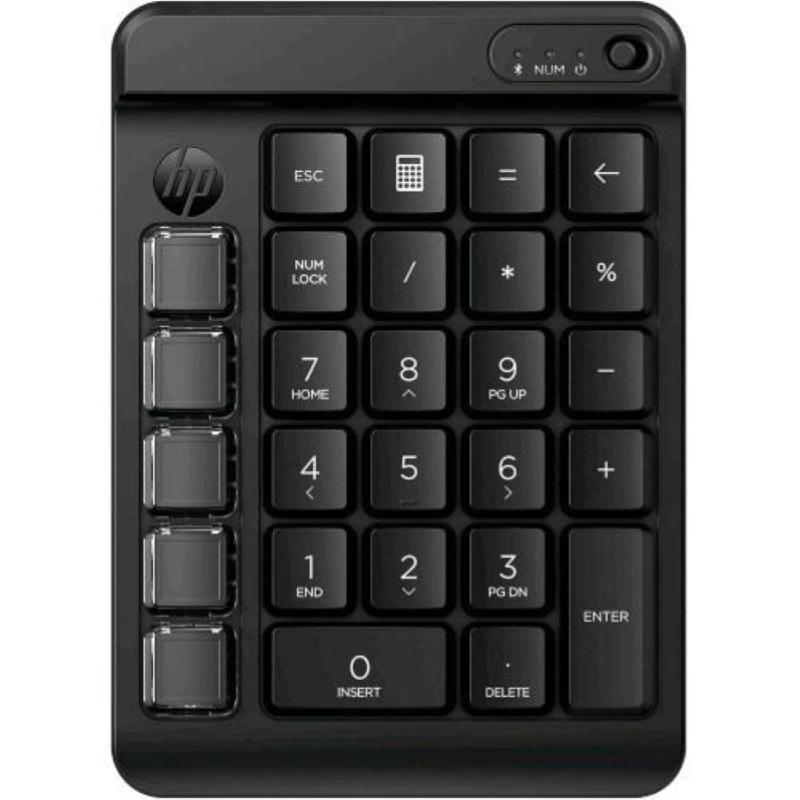 Hp 430 programmable wireless keypad tastierino mumerico 9 tasti programmabili bleutooth nero