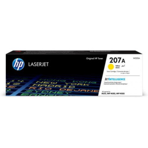 Hp toner 207a, giallo. 1250 pag, per pro m255dw, m282nw, m283fdn, m283fdw