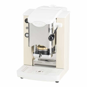 Macchina da caffe` a cialde plast slot inox avorio sabbia cromato (sisabbbasott)