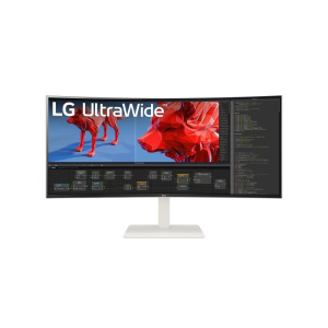 Lg monitor curvo 37,5 led ips 144hz 21:9 3840 x 1600 1ms 450 cdm, reg altezza, usb-c dock, dp/hdmi,