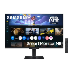Samsung m5 – m50f monitor smart 27 ips 60hz full hd 5ms multimediale hub usb 2*hdmi