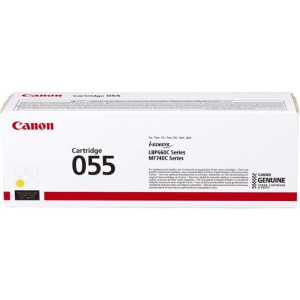 Canon 055 cartuccia toner 1 pz originale giallo