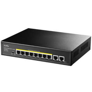 Cudy gs1010pe – unmanaged switch 10 pt. poe+ 120w