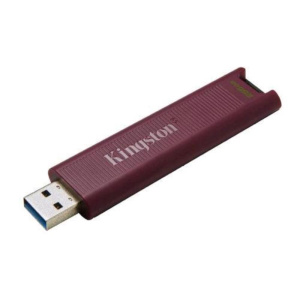 Kingston datatraveler max chiavetta usb 256gb usb-a 3.2 gen2 velocita di lettura 1000 mb/s velocita di scrittura 900 mb/s rosso