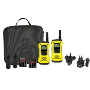 Motorola t92 h2o walkie talkie 8 canali 10.000 mt giallo