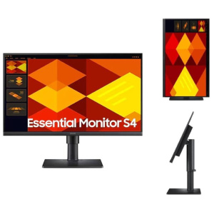 Samsung mon 24 ips 2xhdmi dp 100hz 5ms ls24d406gauxen pivot reg altezza