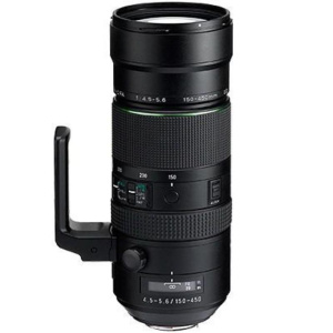 Pentax hd d fa 150-450mm f4.5-5.6 dc aw slr nero