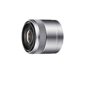 Sony sel-30m35 obiettivo macro a focale fissa 30 mm f3.5, mirrorless aps-c, attacco e