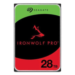 Hard disk sata3 3.5 x nas 28000gb(28tb) seagate ironwolf pro st28000nt000 7200rpm cache 256mb per nas alloggiamenti illimitati
