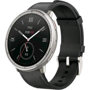 Amazfit active 2 round smartwatch 44mm 1.32 pagamenti con nfc ai controllo vocale gps e mappe gratuite 5atm per android e ios nero