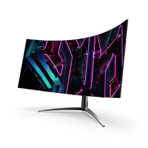 Acer predator x45 monitor curvo 44.5 4k oled 240hz 0.03ms multimediale usb-c/hdmi/displayport