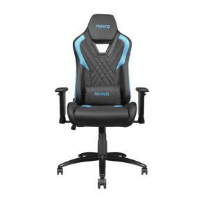 Nuwo sedia gaming, doox blu, nero e blu