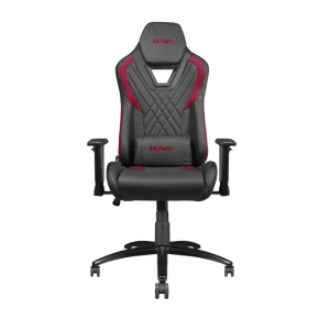 Nuwo sedia gaming, doox red, nero e rosso