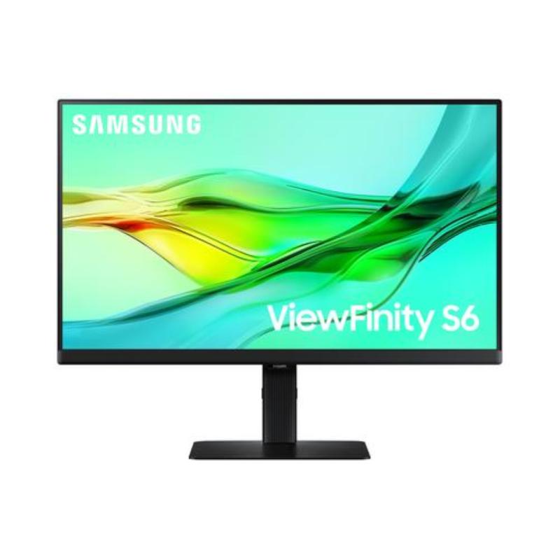 Samsung monitor 24 led ips 16:9 qhd 5ms 350 cdm 100hz, pivot, usb-c dock, dp/hdmi, viewfinity s6 s24d60u