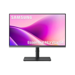 Samsung monitor 24 led ips 16:9 fhd 5ms 300 cdm 100hz, pivot, usb-c dock, dp/hdmi, multimediale, s4 s24f40