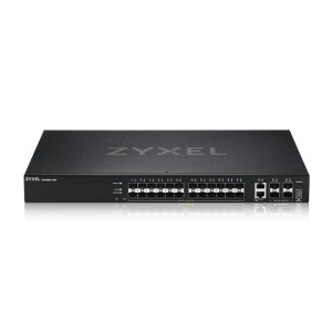 Zyxel switch managed layer 3 lite, 24x sfp gb, 2x 10g, 4 sfp+, rack, nflex