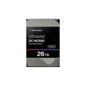 Western digital ultrastar dc hc590 hdd 26tb interno 3.5 crittografato tcg encryption sata 6gb/s buffer 512mb 7.200rpm