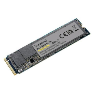 Intenso ssd interno 250gb m2 premium nvme pcie 1.3 gen 3×4 lettura sequenziale fino a 2100 mb/s scrittura sequenziale fino a 1100 mb/s