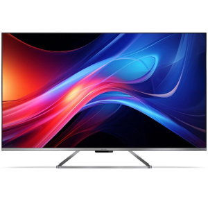 Sharp 55gp7265e – 55 google tv qled 4k – frameless – tv sat certificato – hdr – audio harman kardon – argento – it – telecomando solare