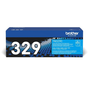 Brother tn-329c cartuccia toner 1 pz originale ciano