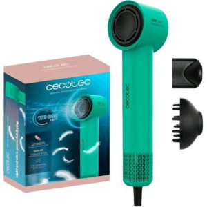 Cecotec ionicare phon asciugacapelli motore brushless 1500w 3 velocita` 3 impostazioni di calore con accessori verde