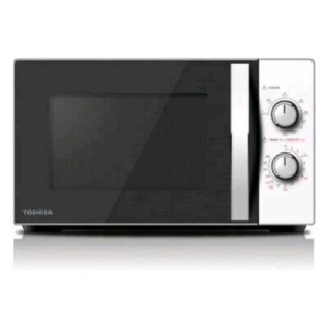 Toshiba mw-mg20p forno a microonde + grill 20 lt 800 w + grill 1.000 w funzione scongelamento bianco