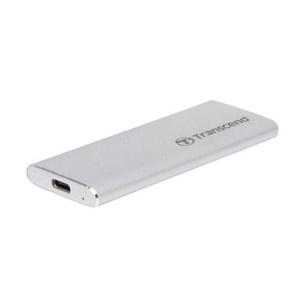 Transcend 120gb ssd m.2 esterno usb 3.1 argento